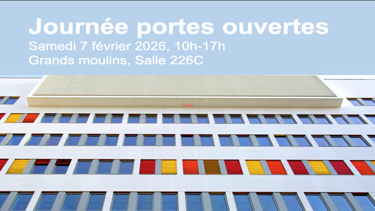 Journées Portes Ouvertes 2026