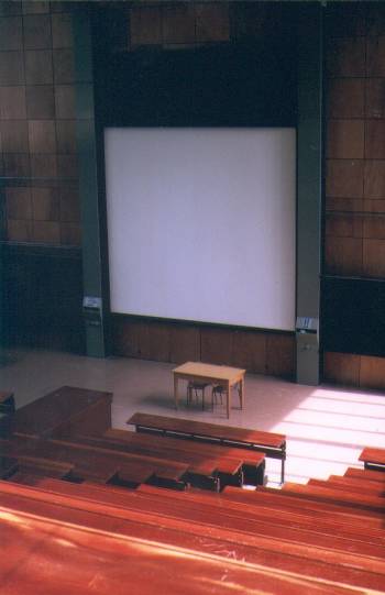 Amphithéâtre du campus de Jussieu durant les années 1960